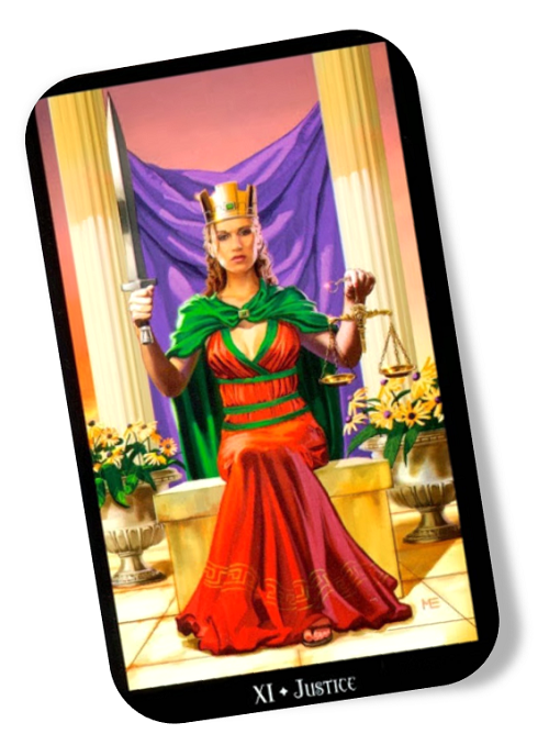 Meaning of Justice Witches Tarot