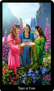 3 of cups Witches Tarot