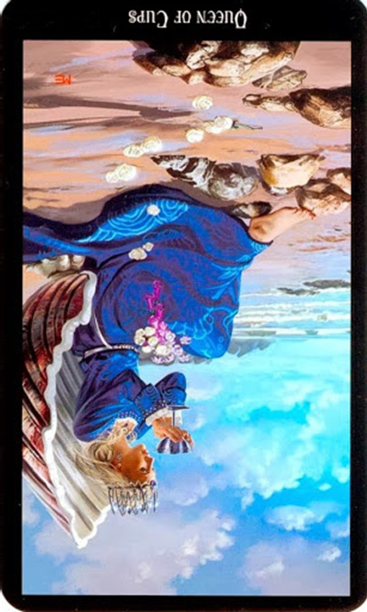reversed queen of cups witches tarot