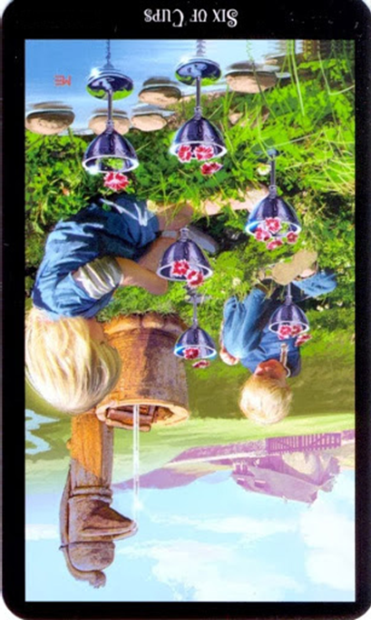 reversed six of cups witches tarot