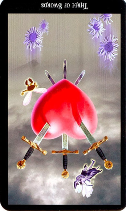 reversed three of swords witches tarot