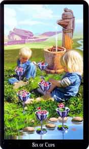 6 of cups Witches Tarot