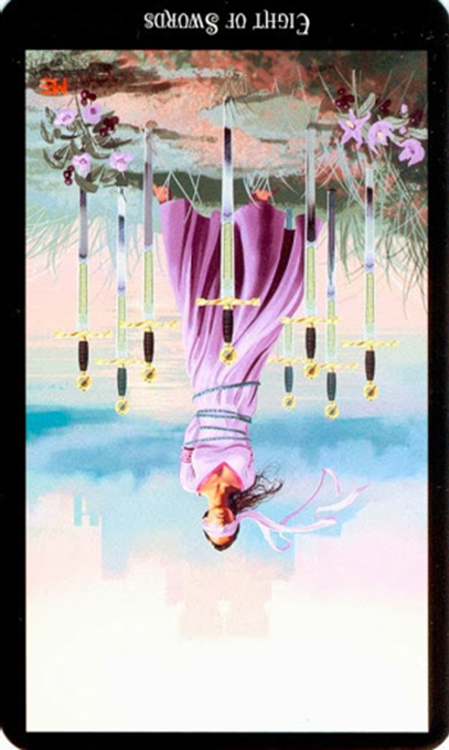 reversed eight of swords witches tarot