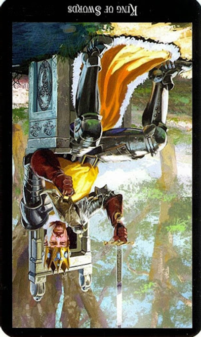 reversed king of swords witches tarot