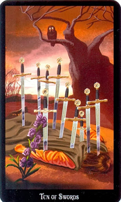 10 of Swords Witches Tarot