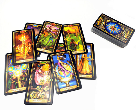 Gilded tarot deck introduction