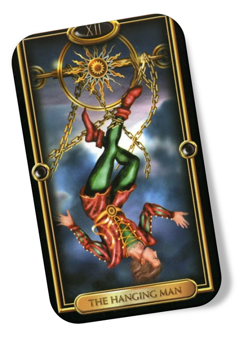Meaning of the Hanging Man Gilded Tarot