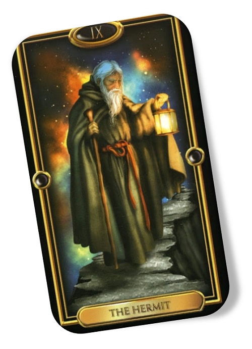 Meaning of the Hermit Gilded Tarot