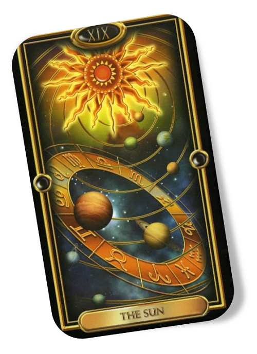 Meaning of Sun Gilded Tarot