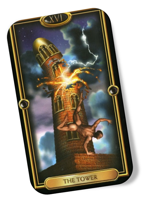 Meaning of the Tower Gilded Tarot
