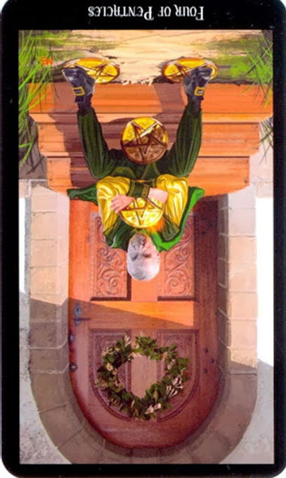 reversed four of pentacles witches tarot