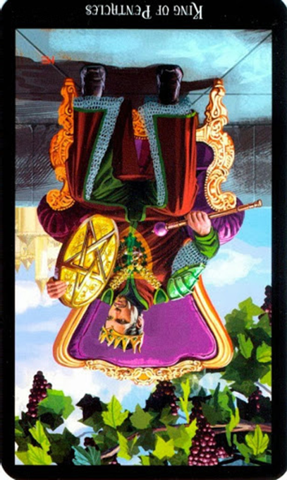 reversed king of pentacles witches tarot
