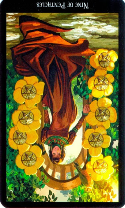 reversed nine of pentacles witches tarot