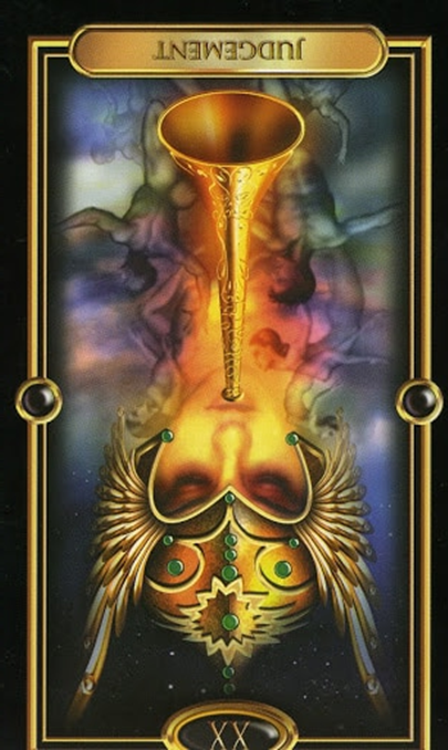 reversed the judgement gilded tarot