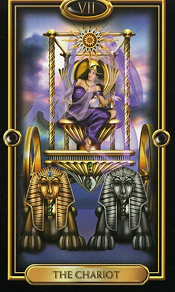 The Chariot Gilded Tarot