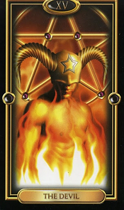 The Devil Gilded Tarot