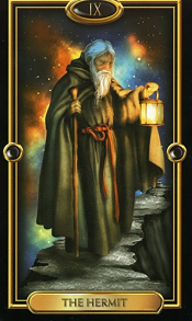 The Hermit Gilded Tarot