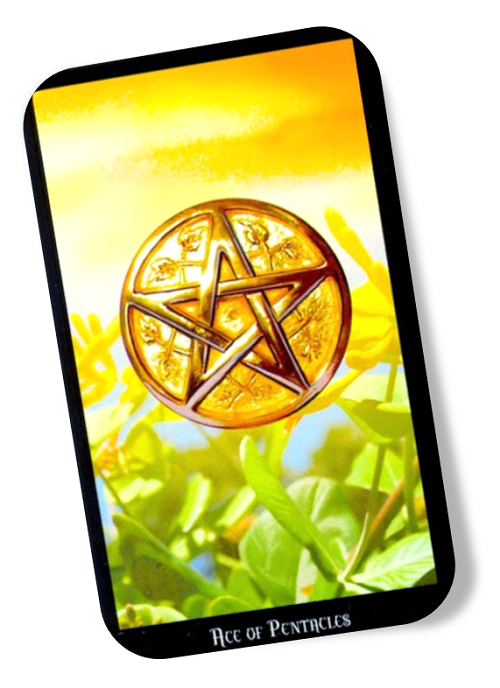 Meaning of the Ace of Pentacles Witches Tarot