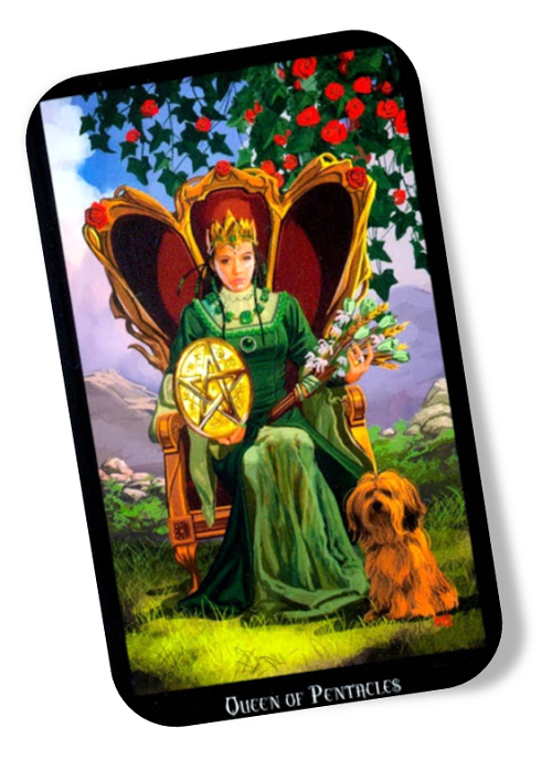 Meaning of the Queen of Pentacles Witches Tarot