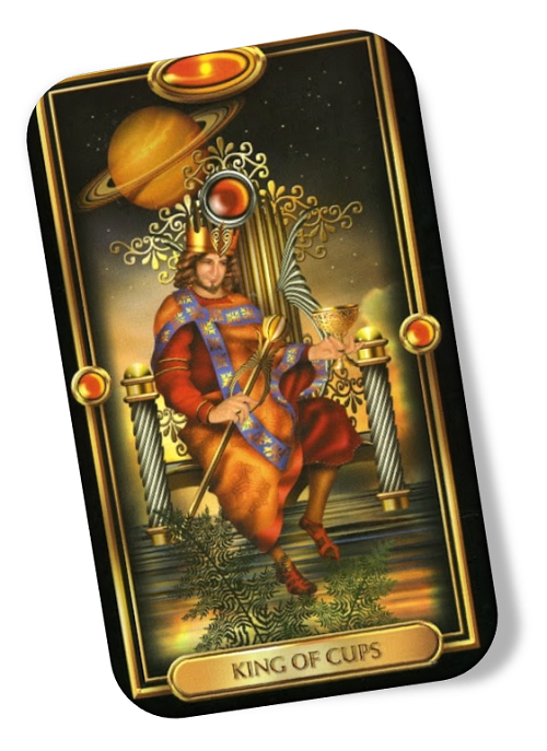 Meaning of the King of Cups Gilded Tarot