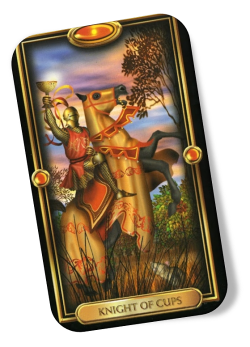 Meaning of the Knight of Cups Gilded Tarot