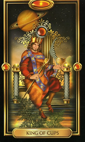 King of Cups Gilded Tarot