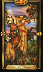 Knight of Cups Gilded Tarot