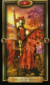 Knight of Wands Gilded Tarot