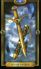 Ace of Swords Gilded Tarot