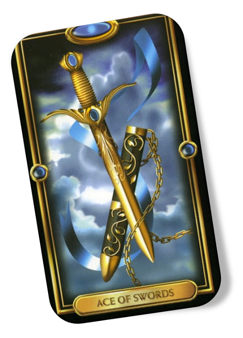 Meaning of the Ace of Swords Gilded Tarot