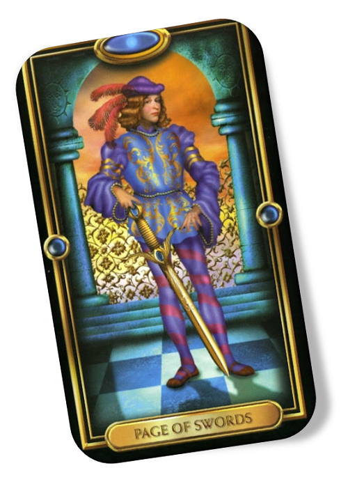 Meaning of the Page of Swords Gilded Tarot