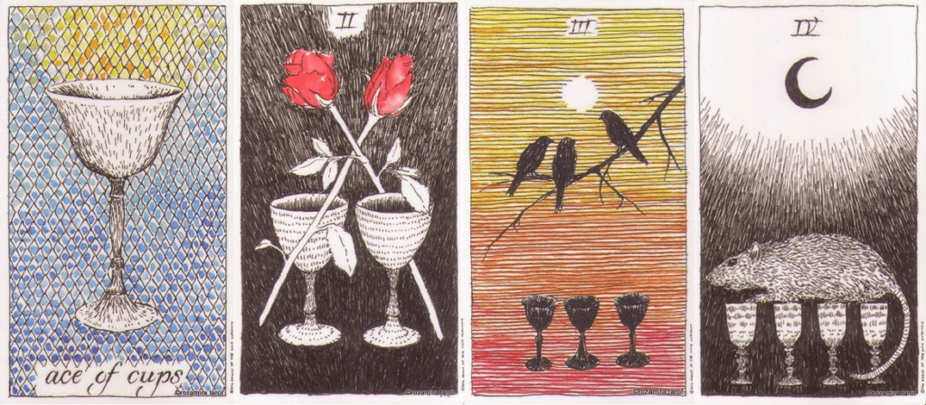 the Cups suit The Wild Unknown Tarot