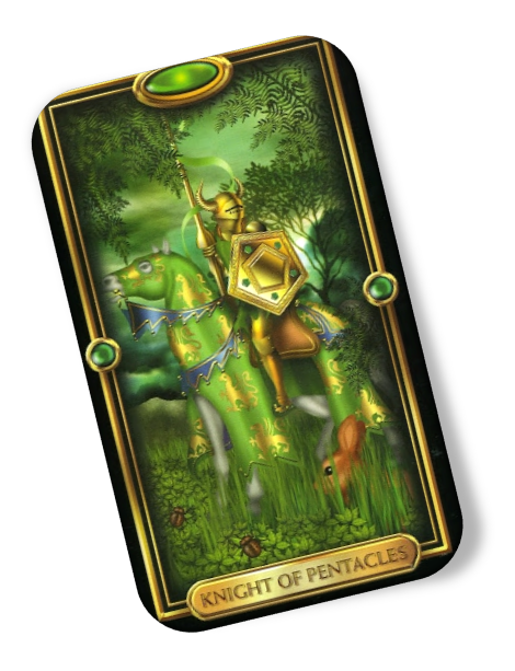 Meaning of the Knight of Pentacles Gilded Tarot