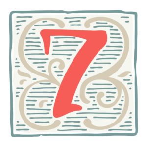 What does the number 7 mean in numerology?