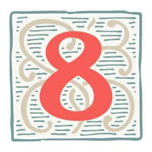 What does the number 8 mean in numerology?