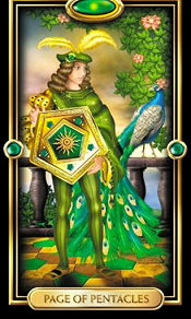 Page of Pentacles Gilded Tarot