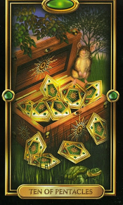 10 of Pentacles Gilded Tarot