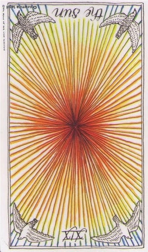 reversed the sun wild unknown tarot
