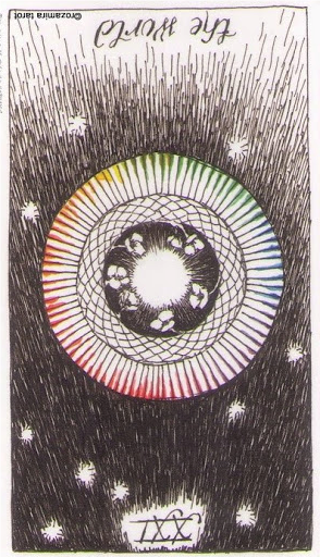 reversed the world wild unknown tarot