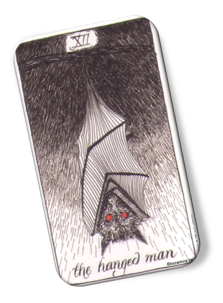 Image description on The Hanged Man Wild Unknown Tarot