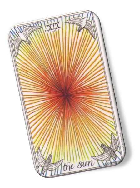 Image description on The Sun Wild Unknown Tarot