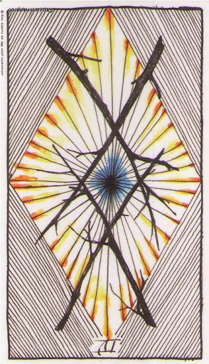 reversed four of wands wild unknown tarot