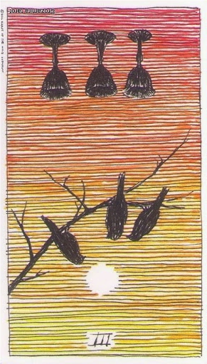 reversed three of cups wild unknown tarot