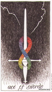 Ace of swords Wild Unknown Tarot