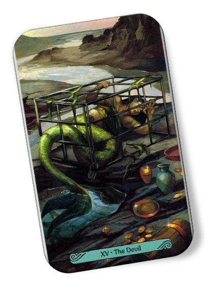 Image description on The Devil Mermaid Tarot