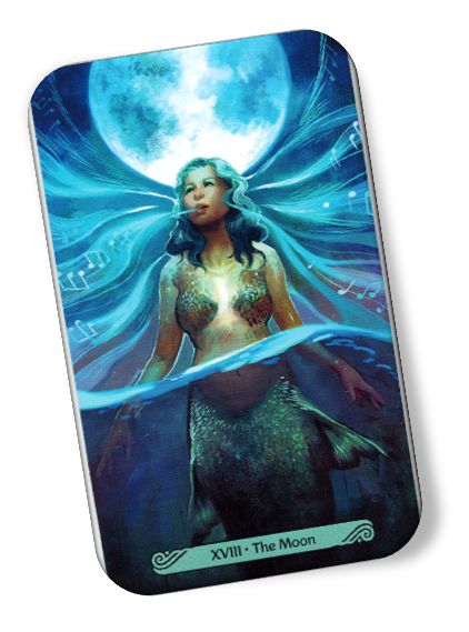 Image description on The Moon Mermaid Tarot