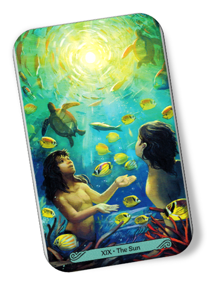Image description on The Sun Mermaid Tarot