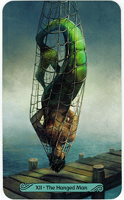 The Hanged Man Mermaid Tarot