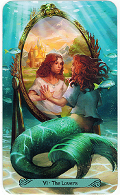 The Lovers Mermaid Tarot