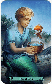 page of Cups Mermaid Tarot